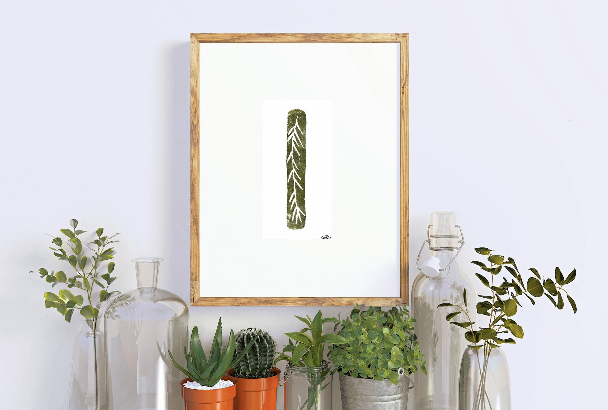 Willow Branch Original Linoprint & Bookmarks Willow Tree Etsy