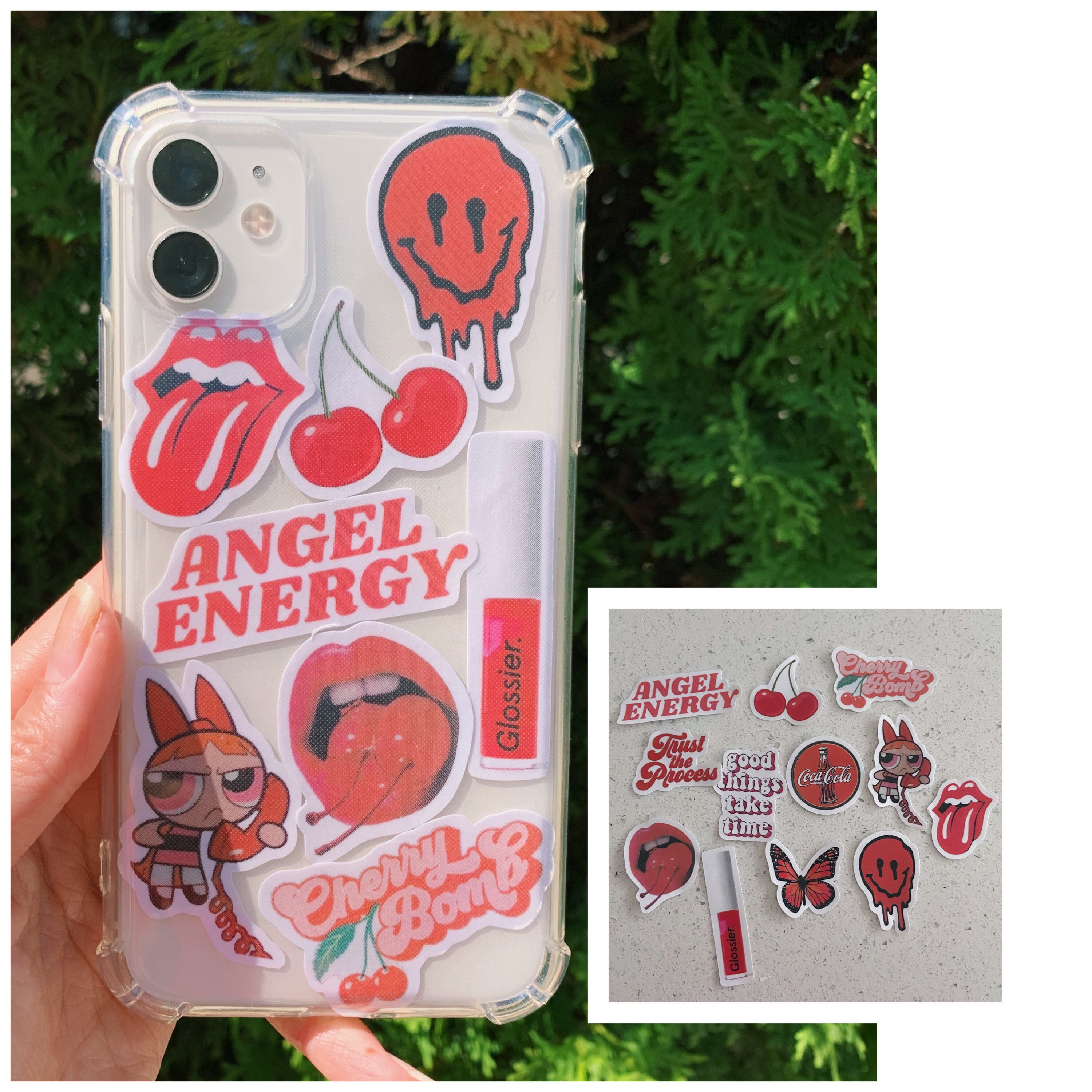 mini vsco stickers for phone case diy small sizes for etsy