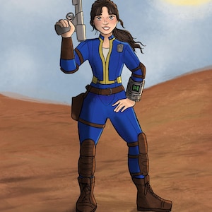 Vault Girl Art Print