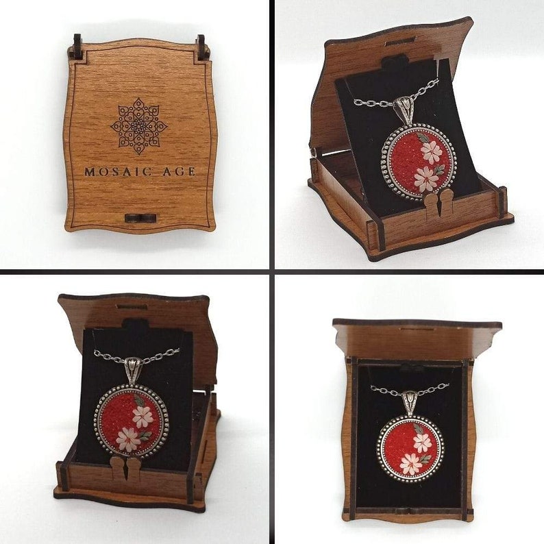 Virgo Zodiac Micro Mosaic Necklace