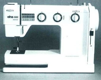 Manual de Instruções da Máquina de Costura Elna 500 - (Download em PDF)
