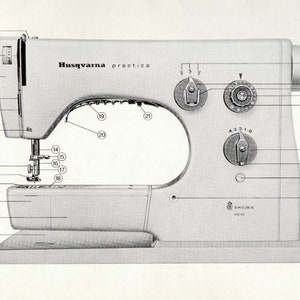 Husqvarna Practica 4010 sewing machine manual.