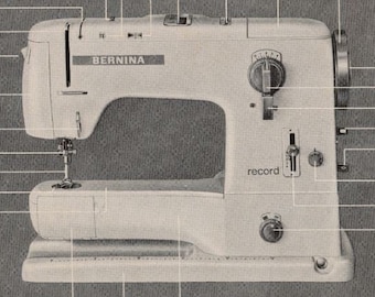 Original Bernina 730 sewing machine manual for instant download. Vintage Bernina sewing machine manual instant PDF download.