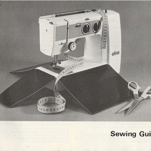 How to Darn, Gather, Lace, Hem (Digital downloadable instructions) using a Elna Lotus models ec, zz, sp, tsp