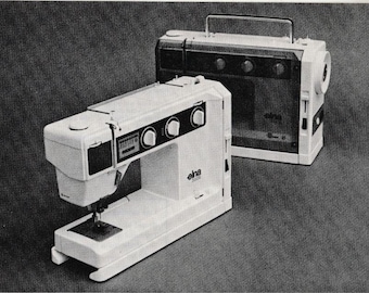 Elna instruction manual for SU, air electronic, Elna SU-CI and 69, 68 sewing machines flatbed/free arm styles