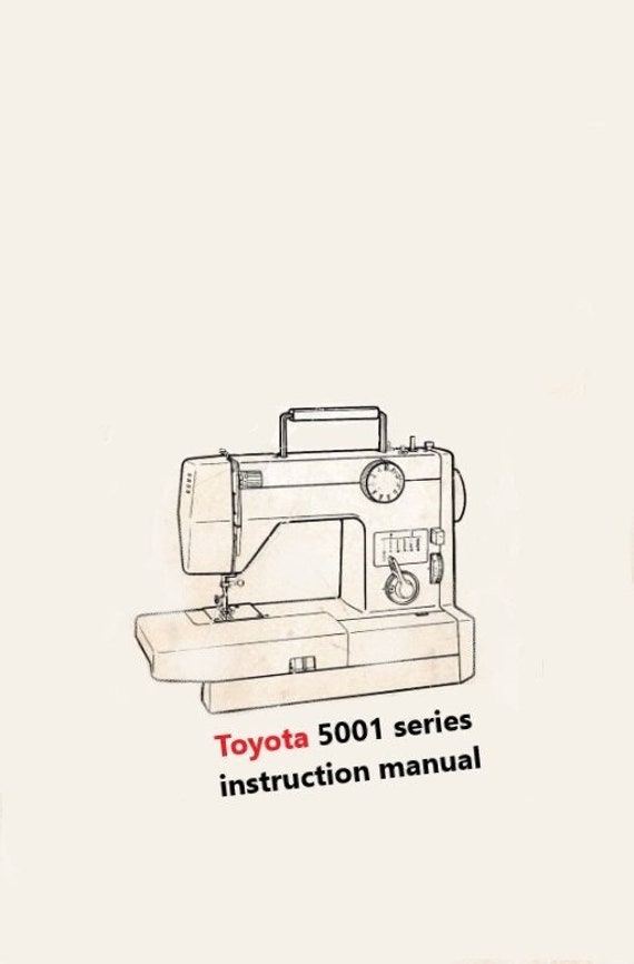 ヴィンテージ トヨタ 5001 ミシン 取扱説明書 (PDF) - Etsy 日本