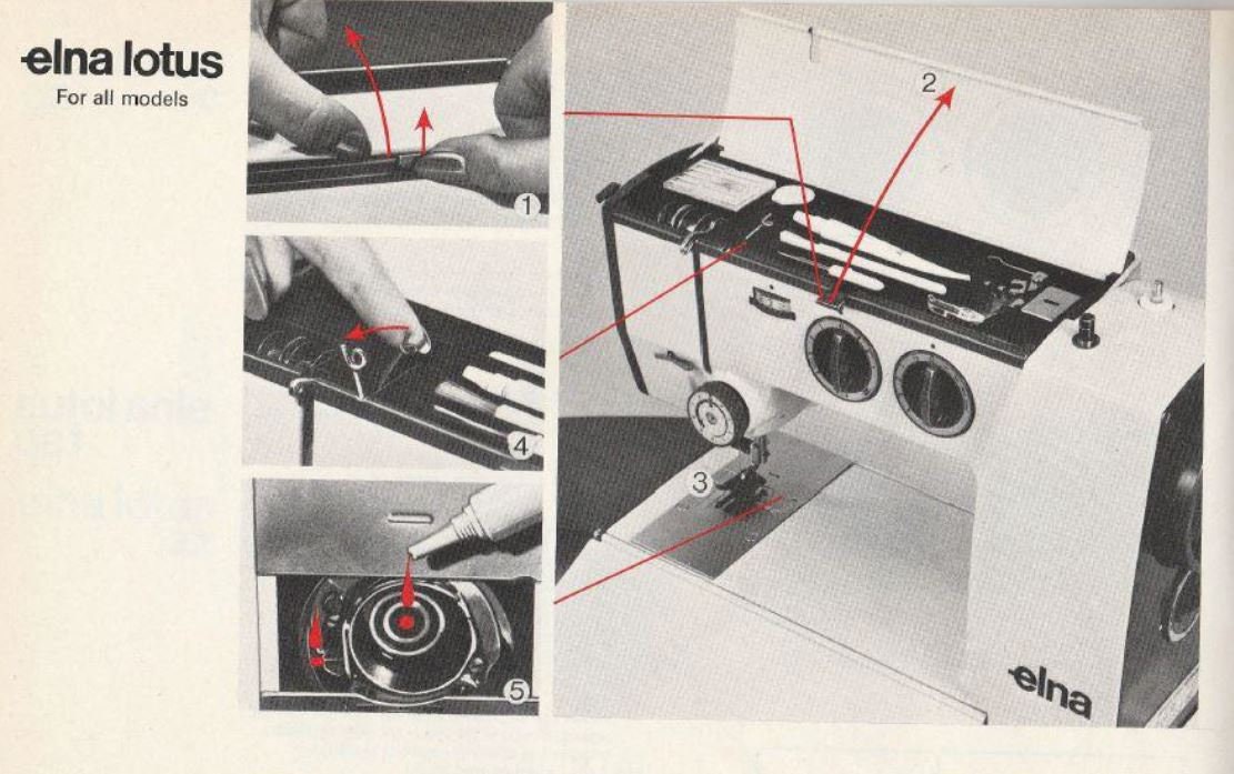 Instruction Manual for Vintage Elna Lotus PDF Download. Original