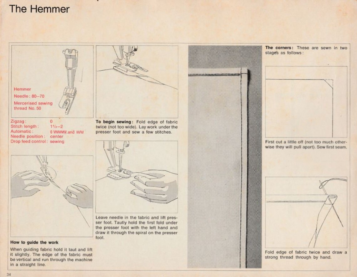 Original Bernina 730 Sewing Machine Manual for Instant Download