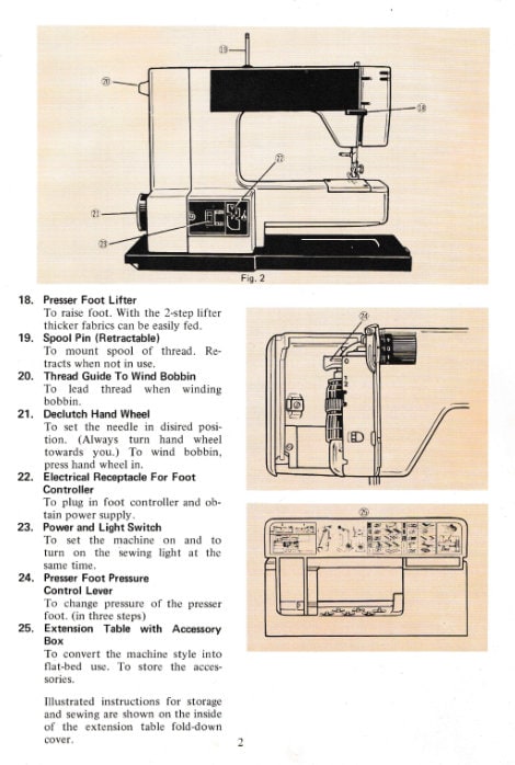 Toyota 4500 Series Sewing Machine Instruction Manual (digital