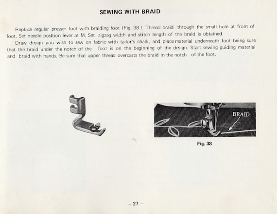 Toyota Zigzag Sewing Machine Manual, Z772, Z700 Series (PDF