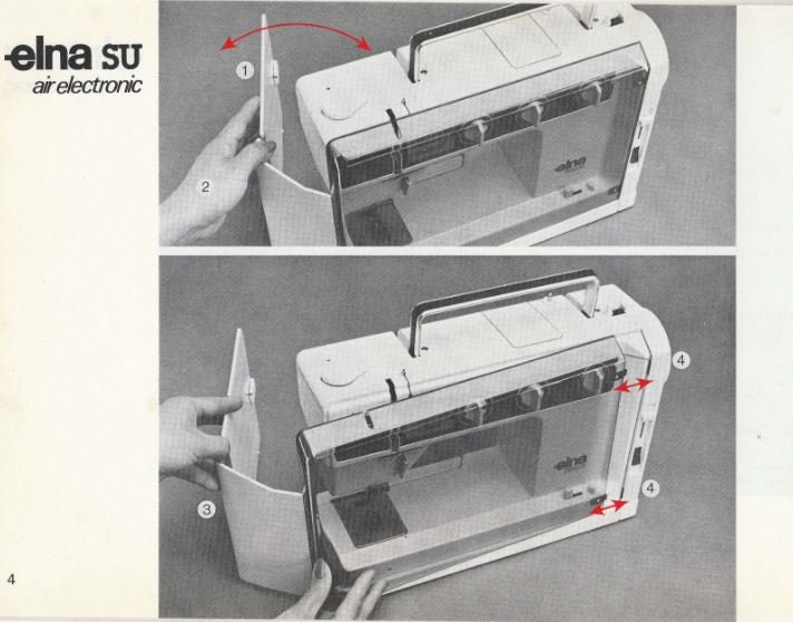 Complete Elna Instruction Manual for SU, Air Electronic, Elna SUCI and