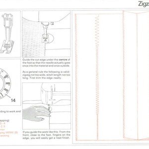 Manual de instrucciones original de la máquina de coser Bernina serie 900. Manual de la máquina de coser Vintage 900 bernina Nova Descarga instantánea en PDF imagen 4