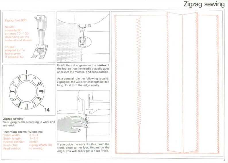 Manual de instrucciones original de la máquina de coser Bernina serie 900. Manual de la máquina de coser Vintage 900 bernina Nova Descarga instantánea en PDF imagen 4