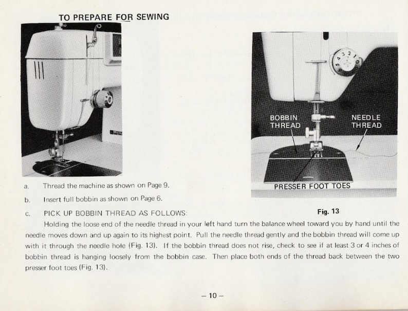 Toyota Sewing Machine Manual for automatic Zigzag Model Z772, Z700