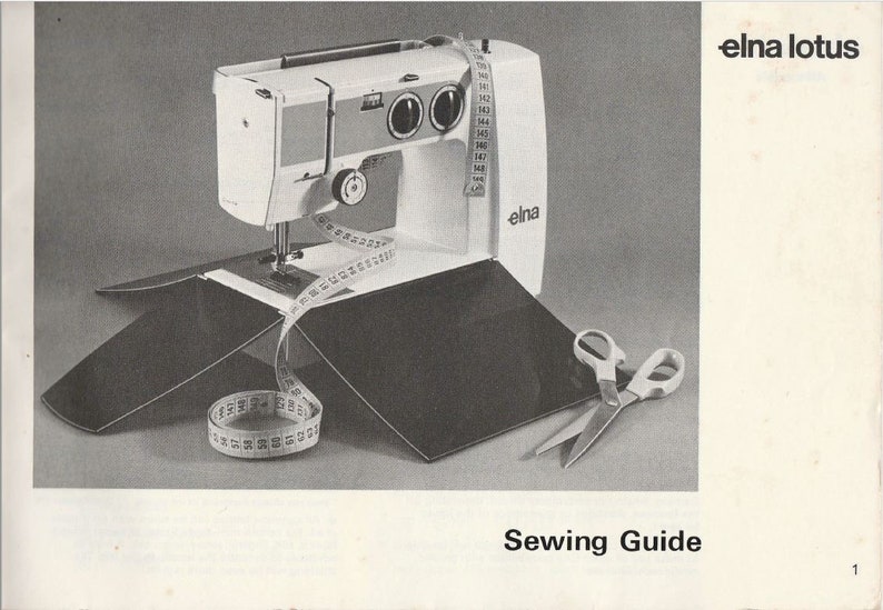 Elna Lotus Full Complete Downloadable Sewing Machine Manuals. like the