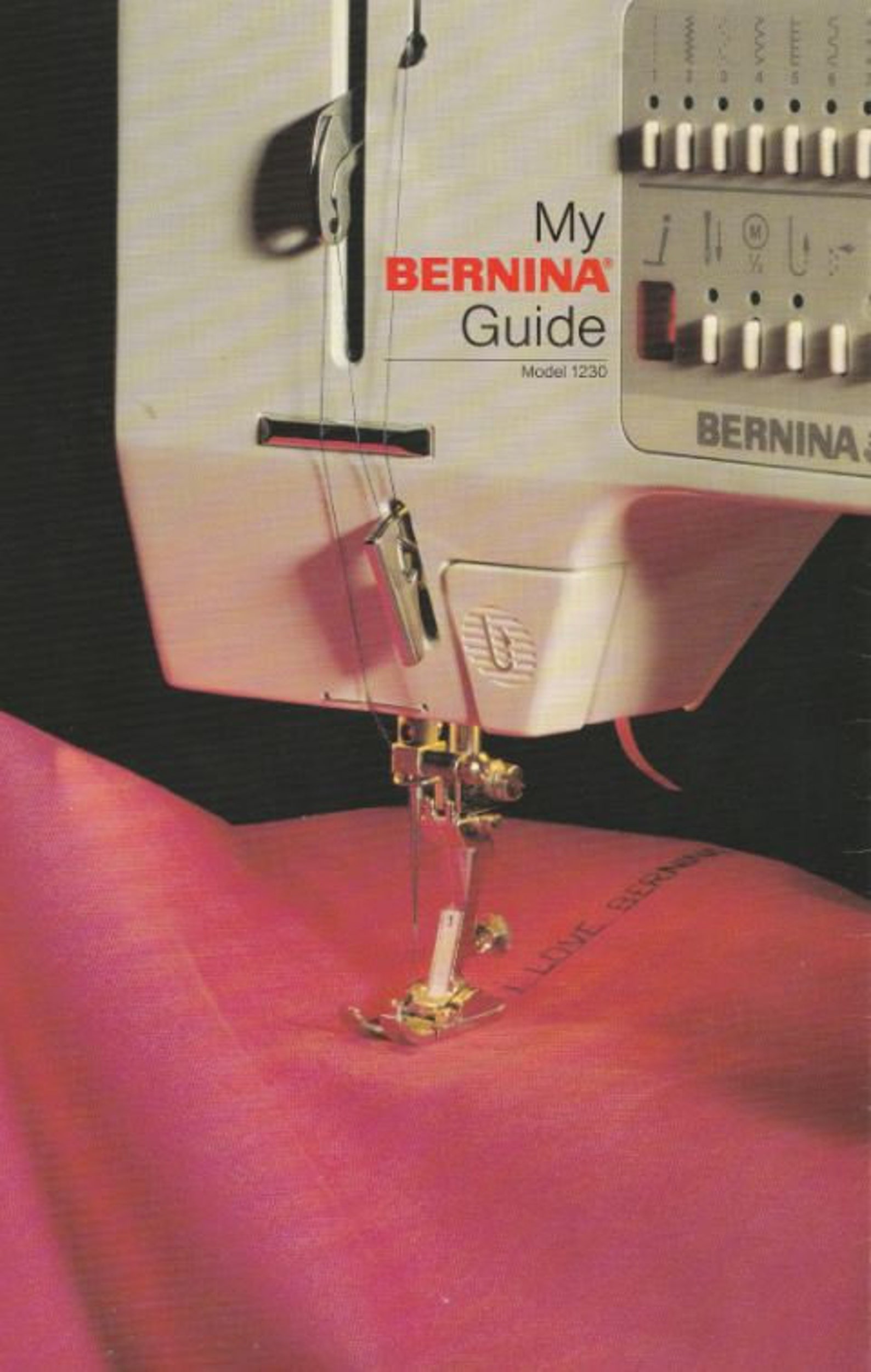 Original Bernina 1230 Sewing Machine Manual for Instant Etsy Australia