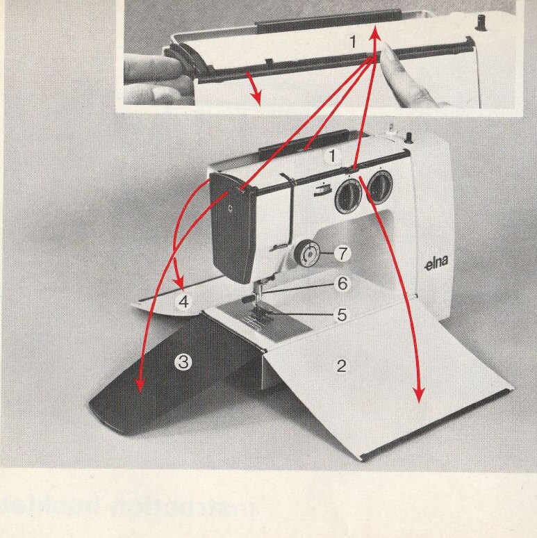 Instruction manual for vintage Elna Lotus ec zz sp tsp Etsy