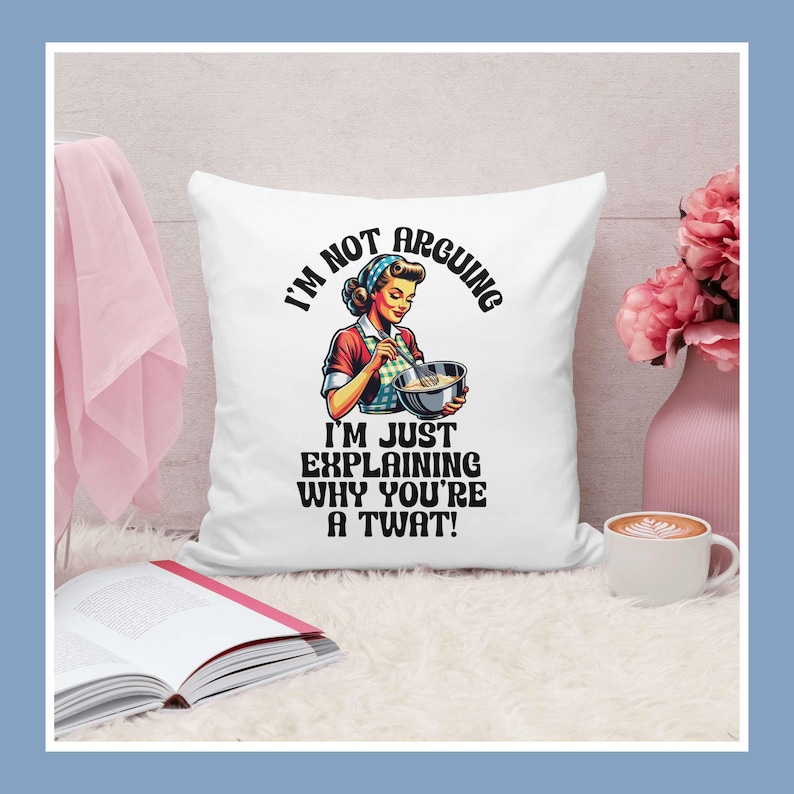 1950s Housewife Sarcastic PNG SVG Bundle: Retro Illustrations (Digital Download) image 3