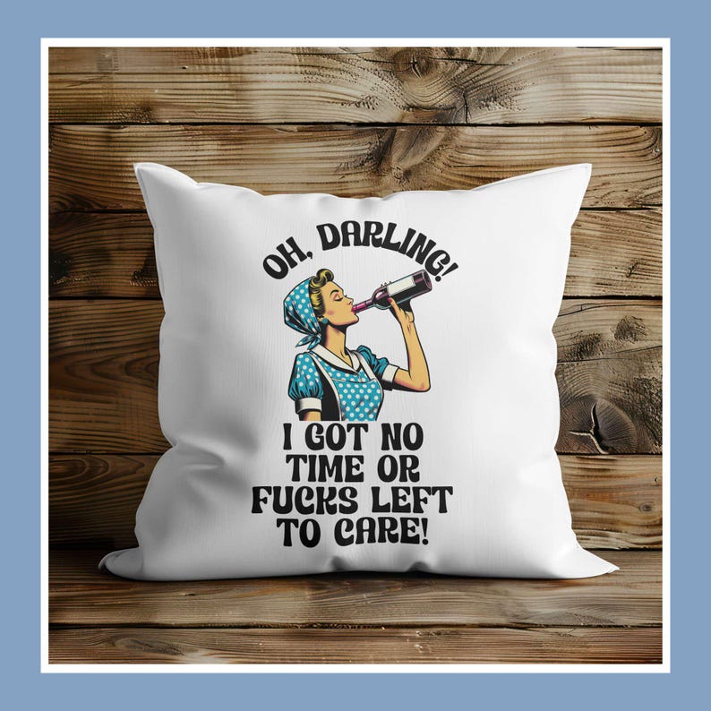 1950s Housewife Sarcastic PNG SVG Bundle: Retro Illustrations (Digital Download) image 8