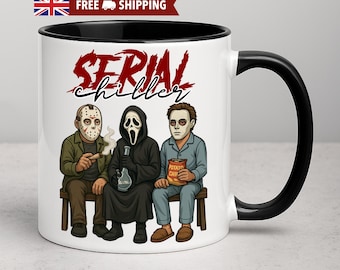 Serial Chiller Horror Mug | Funny Horror Coffee Gift for Movie Fans – Spooky Mug UK