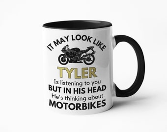 Motorbike gifts, Motorcycle Gift for Him, Motorcycle Lover Mug, Gifts for Biker