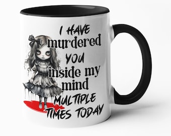 Creepy Doll Mug, Serial Killer, Adult Gifts for Christmas, Halloween Gifts