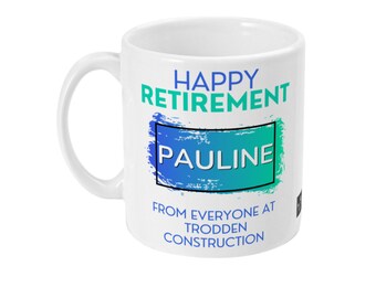 Retirement gift, retirement mug, retirement cup, gift for retirement, coworker retiring, gift for coworker, coworker mug, coworker cup