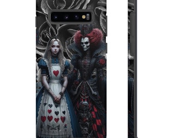 Alice in Wonderland, Gothic Phone Case, iphone 15 case, iphone pro case, samsung phone case, google pixel case