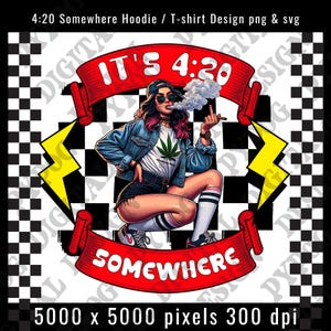Weed Sublimation PNG - Stoner Girl PNG - DTF Transfer - Print on Demand Digital Download - Trendy Designs - Weed Smoking Woman Weed Clipart