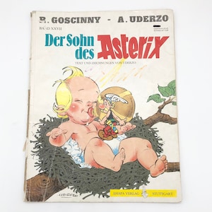 Vintage ASTERIX 27 - Der Sohn des Asterix (German, 1983) Paperback Comic
