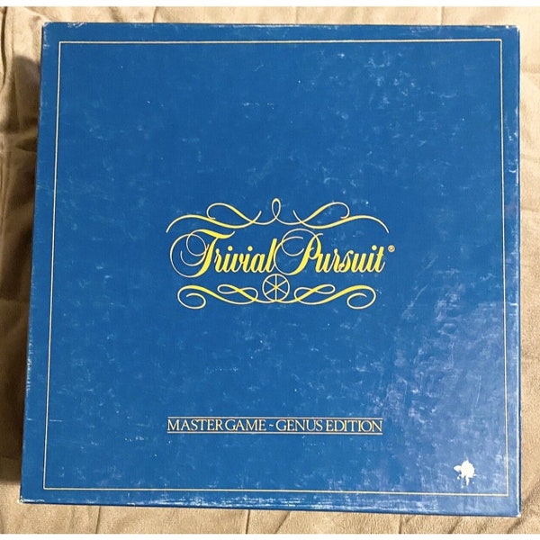 Vintage Trivial Pursuit 1981 Master Game Genus Edition Complete