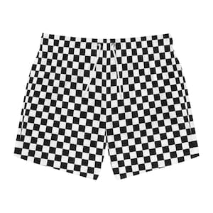 SKA STUFF | Black and White Checkers | Swim Trunks