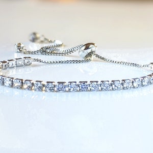 Dainty CZ Bracelets, Bridesmaid Bracelets, Bridal Party Favors, Affordable Bracelets, Gift for Mom or Grandmother, Gift for Daughter, Friend