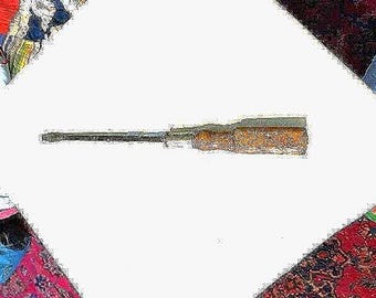 Large farm rustic screwdriver