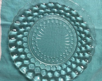 Vintage glass "bubble" plate