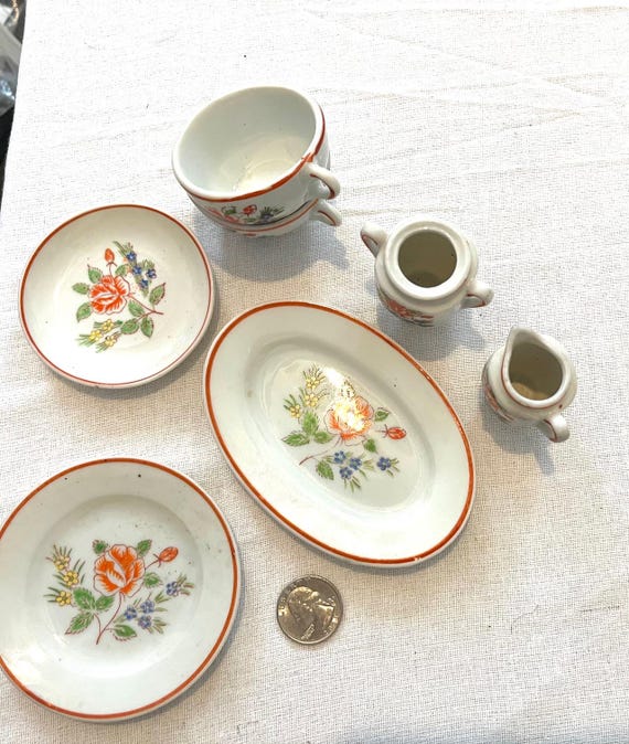 Piece Miniature Child's/doll Tea Made in