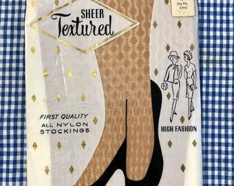 1960s nylon stockings- new old stock in original package