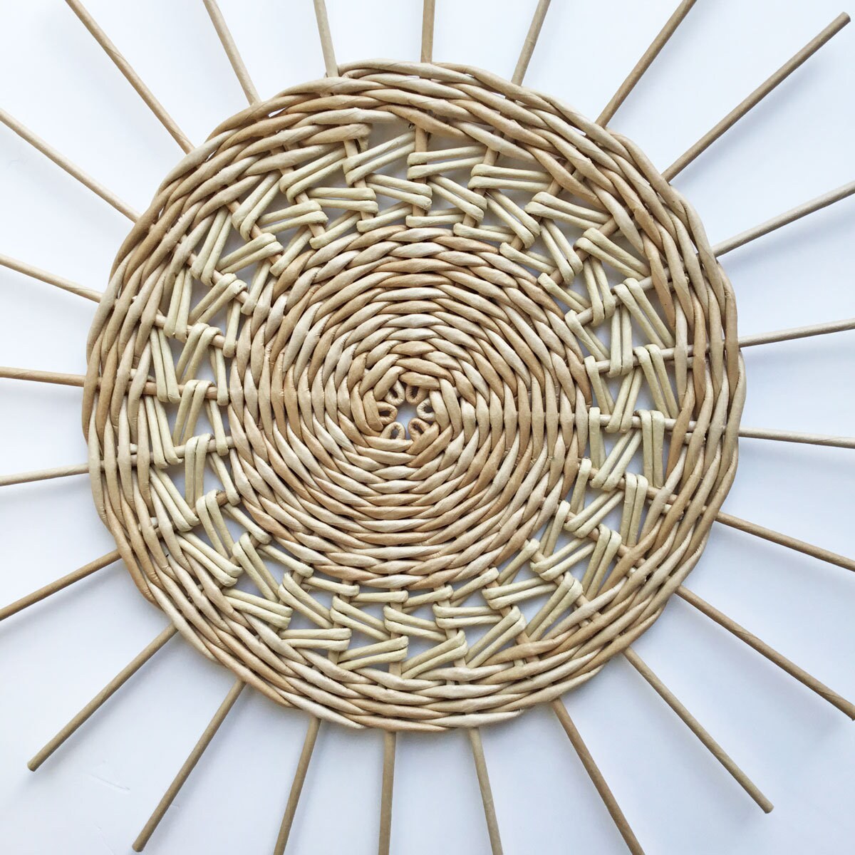 Gold sun wall decor Wall hanging sun Boho nursery decor Etsy