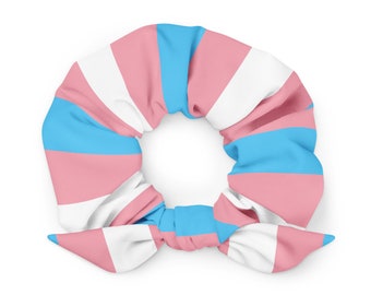 Transgender Pride weiches dehnbares Haargummi, perfekte Trans Pridewear-Haargummi elastisches Accessoire / Ein tolles Geschenk!