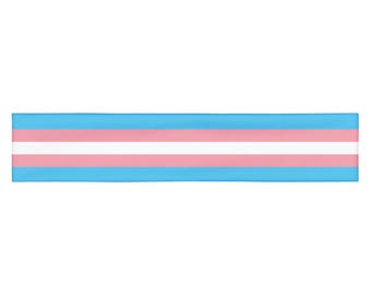 Fascia per capelli morbida ed elastica Trans Pride, comoda e traspirante, perfetta per l'allenamento e come accessorio per l'orgoglio transgender. Fascia antisudore queer.