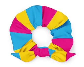 Pansexual Pride weiches dehnbares Haargummi, perfekte Pan Pridewear-Haargummi-elastisches Zubehör / macht ein großes Geschenk!