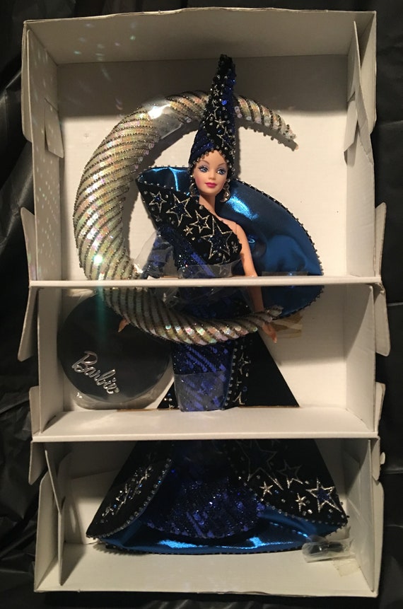 Vintage Moon Goddess Barbie Doll Bob Mackie Limited Edition Collector Edition Repro of Signed Fashion Illustration Shipper Etsy
