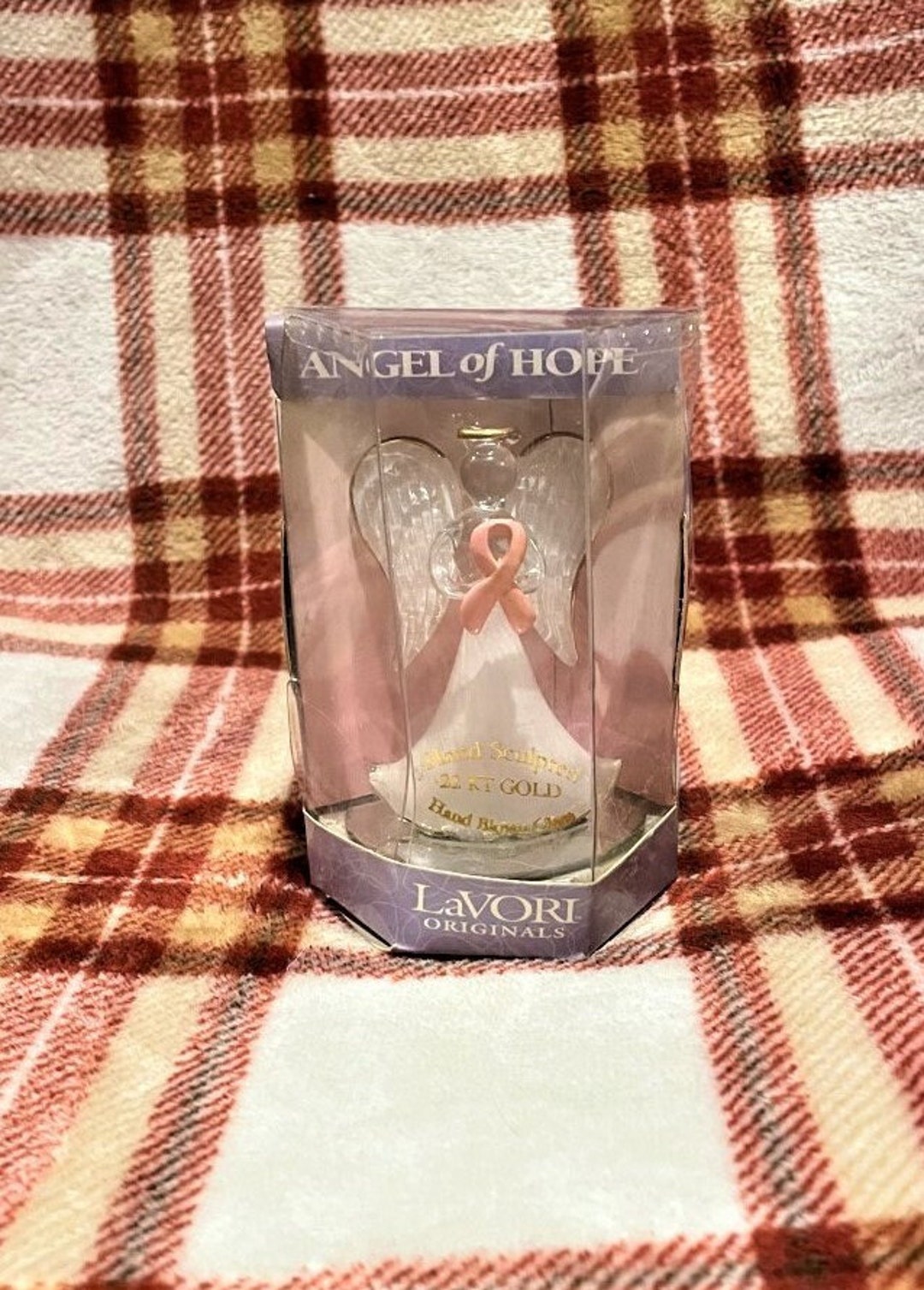 Rare LAVORI Original Hand Blown Glass Angel of Hope Figurine Etsy