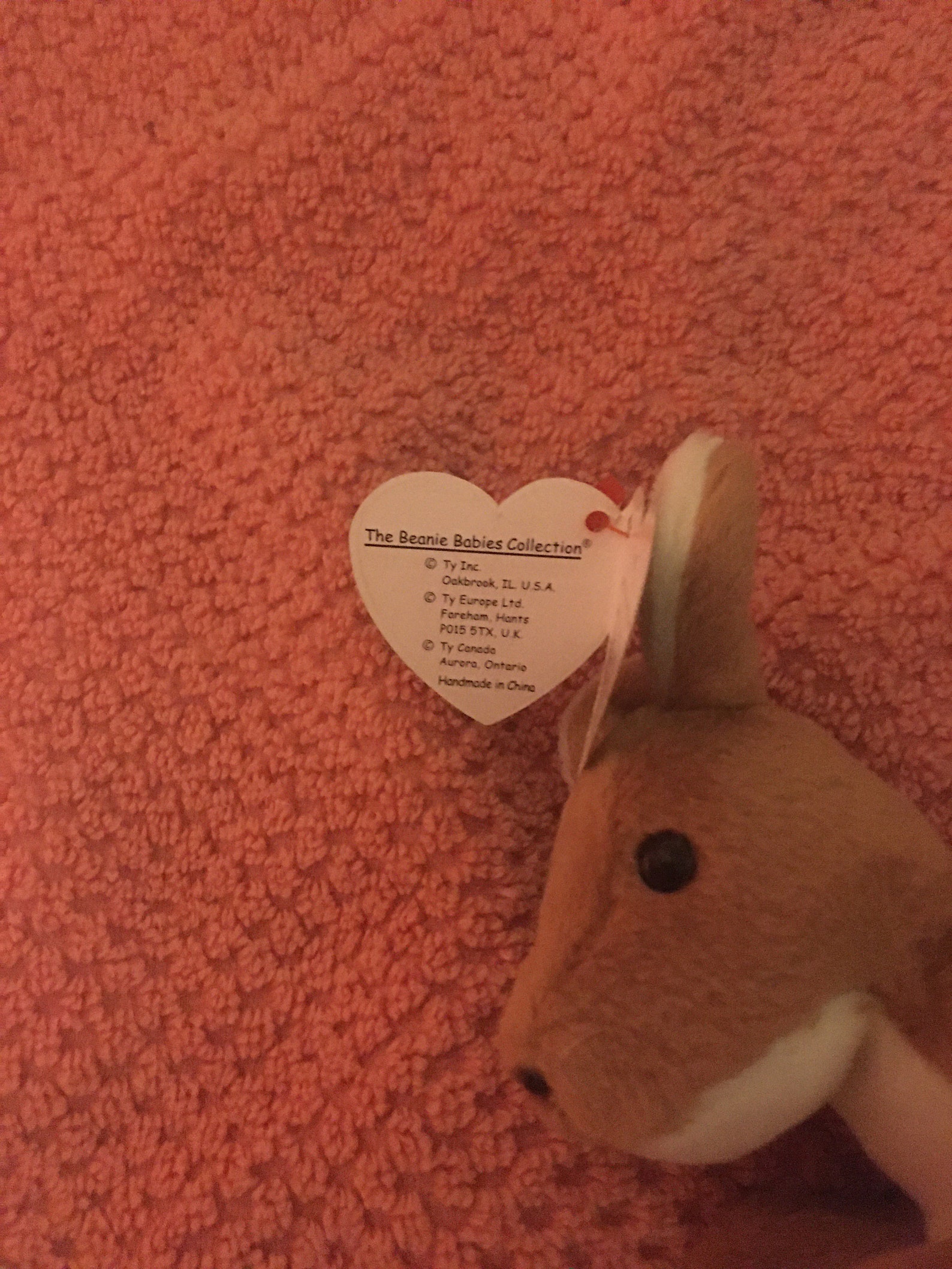 Pouch Beanie Baby RARE Retired Original Pouch TY Beanie Etsy