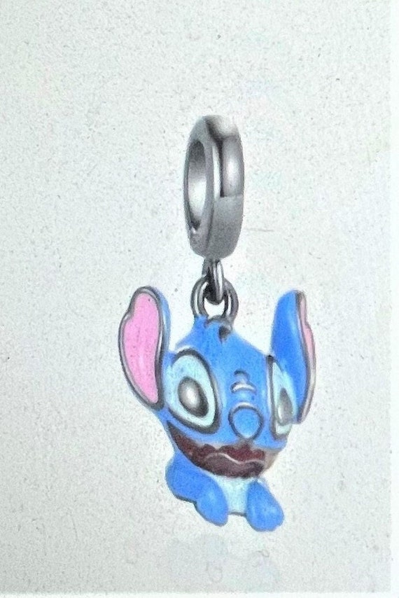 Disney Lilo and Stitch Charm, Sterling silver