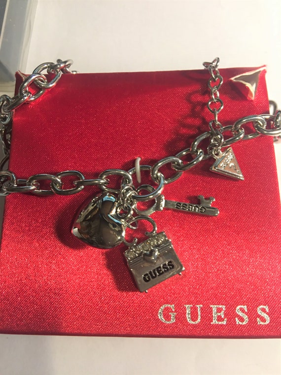 Authentic Guess Charm Necklace , Guess Pocketbook… - image 3
