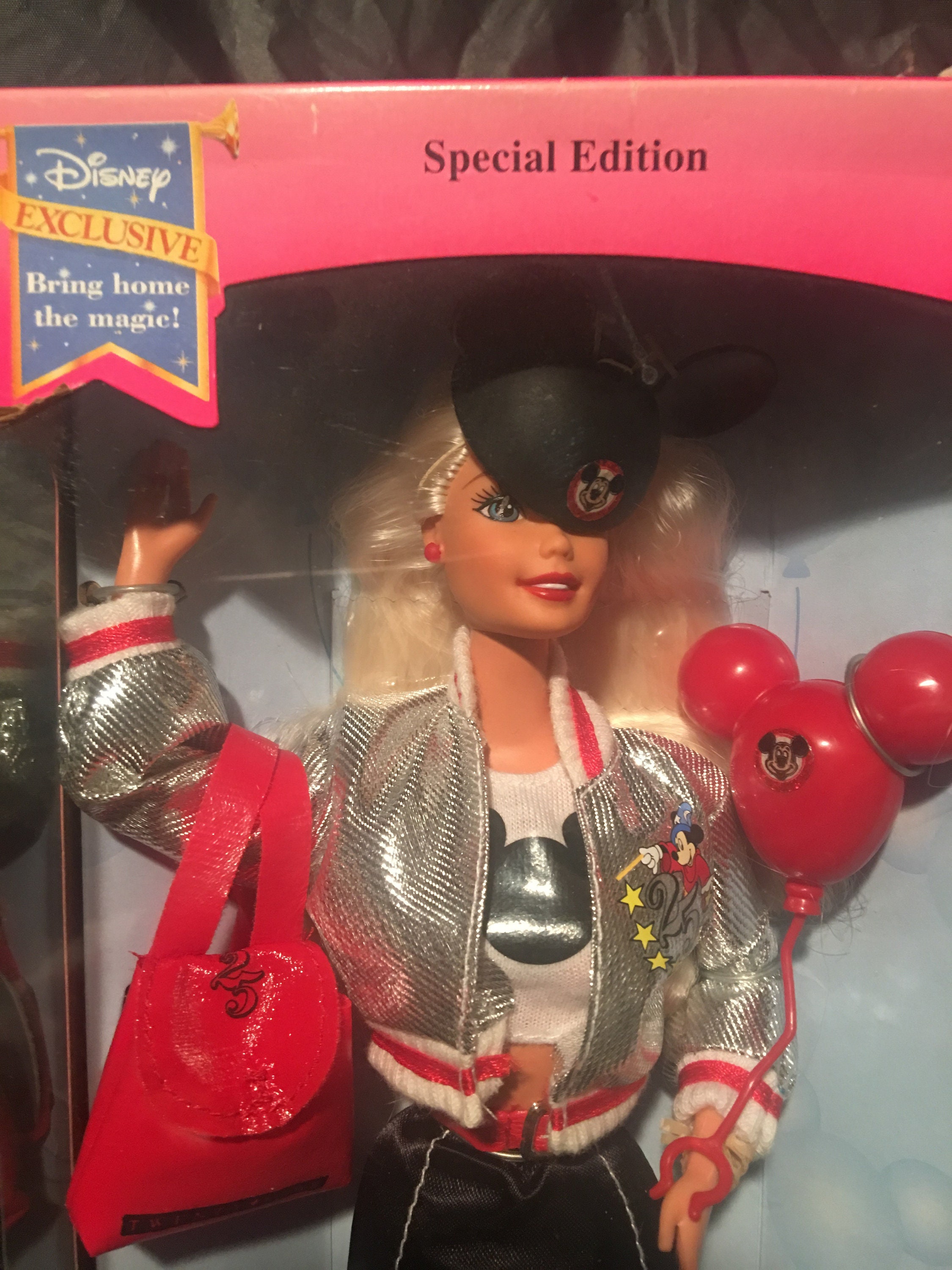 Vintage Walt Disney World Barbie Doll 25 Years Special Edition
