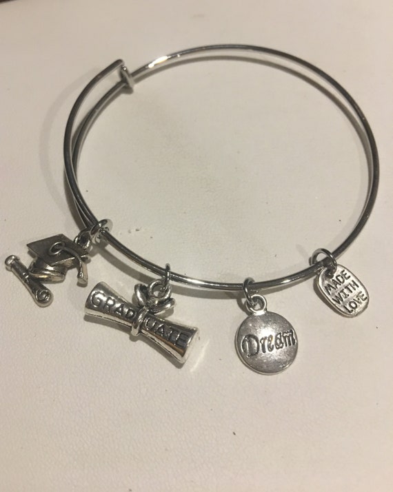 Graduation bangle bracelet sale