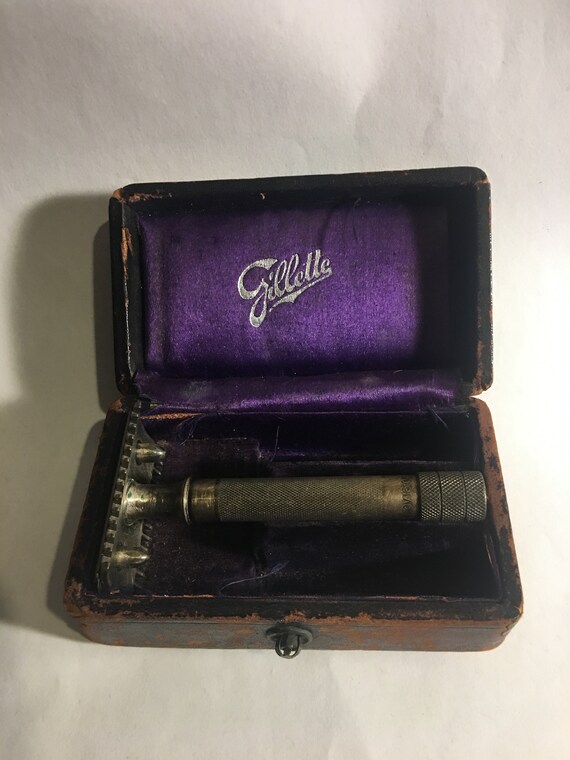 Vintage Antique Gillette Safety Razor Single Ring 1908 Etsy