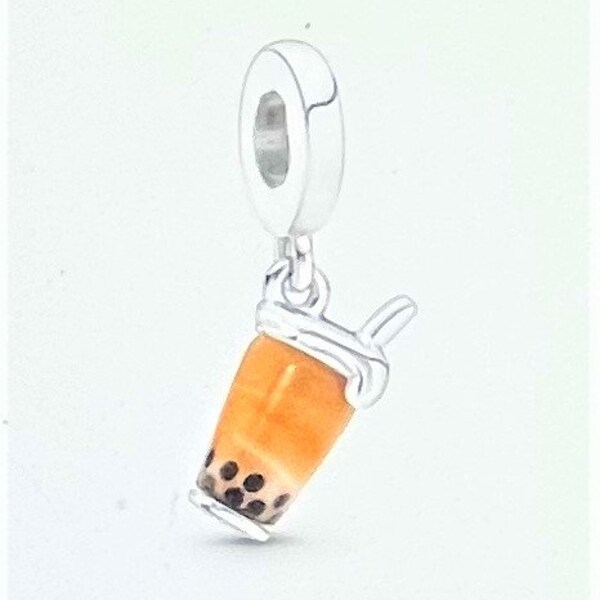 Bubble Tea Charm Etsy